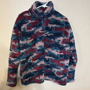 Soft Eddie Bauer Multicolor Fleece Pullover Women’s CL